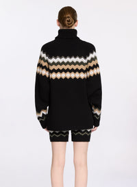 Stud Embellished Knit Sweater