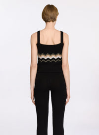 Stud Embellished Knit Top