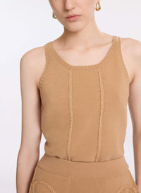 Embroidered Knit Top