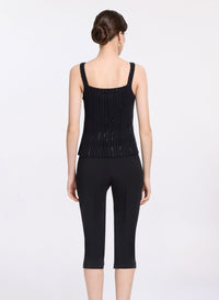 Embellished Knit Top