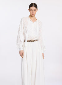 Embroidered Cotton Blouse