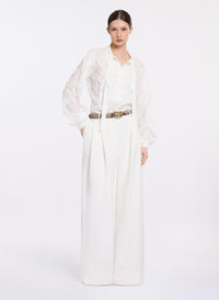 Embroidered Cotton Blouse