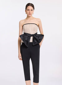 Pearl Corset with Bow