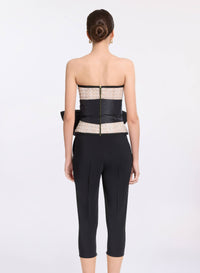 Pearl Corset with Bow