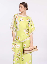 Printed Twill Top