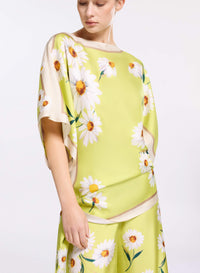Printed Twill Top