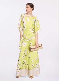 Printed Twill Top