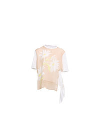 Printed TulleT-Shirt