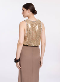 Sequined Tank Top