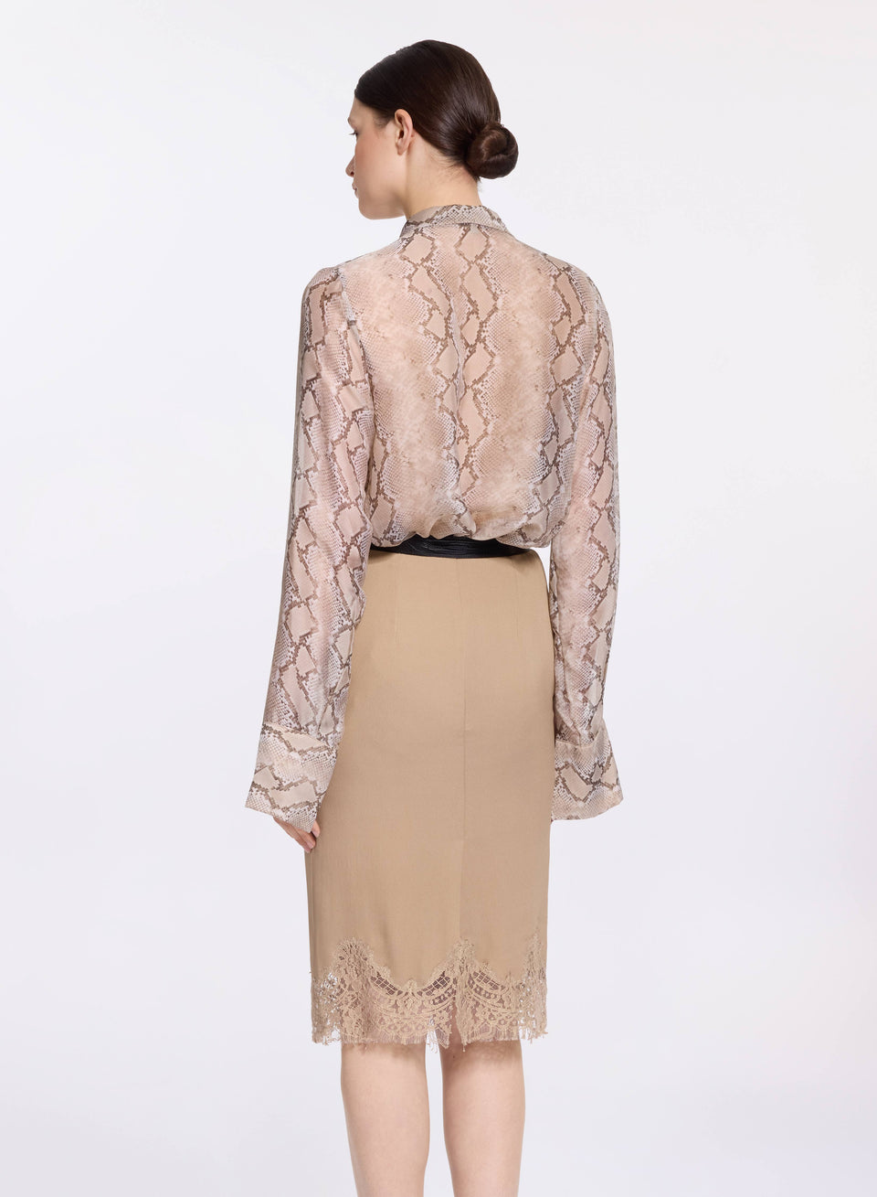 Python Print Blouse – ELIE SAAB