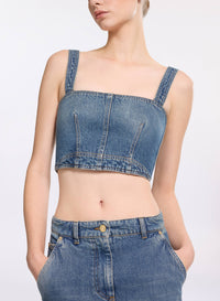 Denim Crop Top