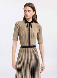 Polo Knit Top