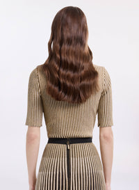 Polo Knit Top