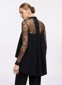 Satin Envers & Lace Top