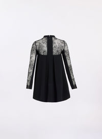 Satin Envers & Lace Top