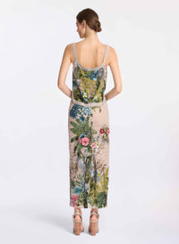 Embroidered Tulle Twin Set