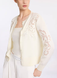 Embroidered Knit Twin Set