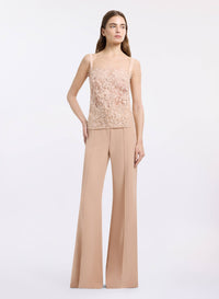 Bead Embroidered Lace Twin Set
